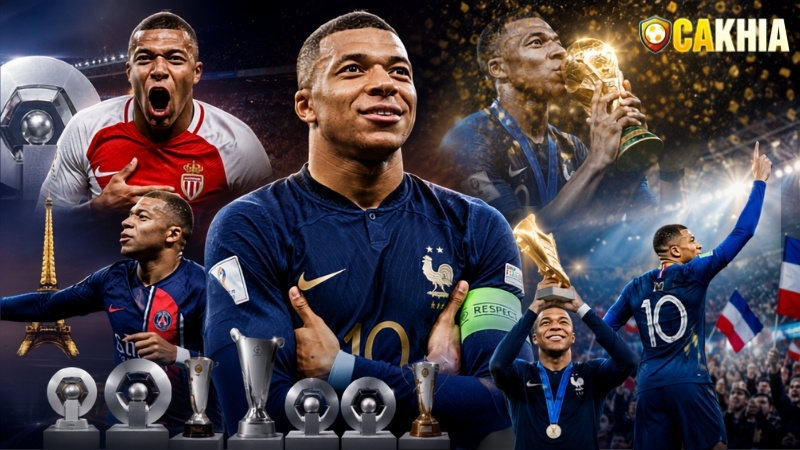 Hành trình sự nghiệp của Kylian Mbappé